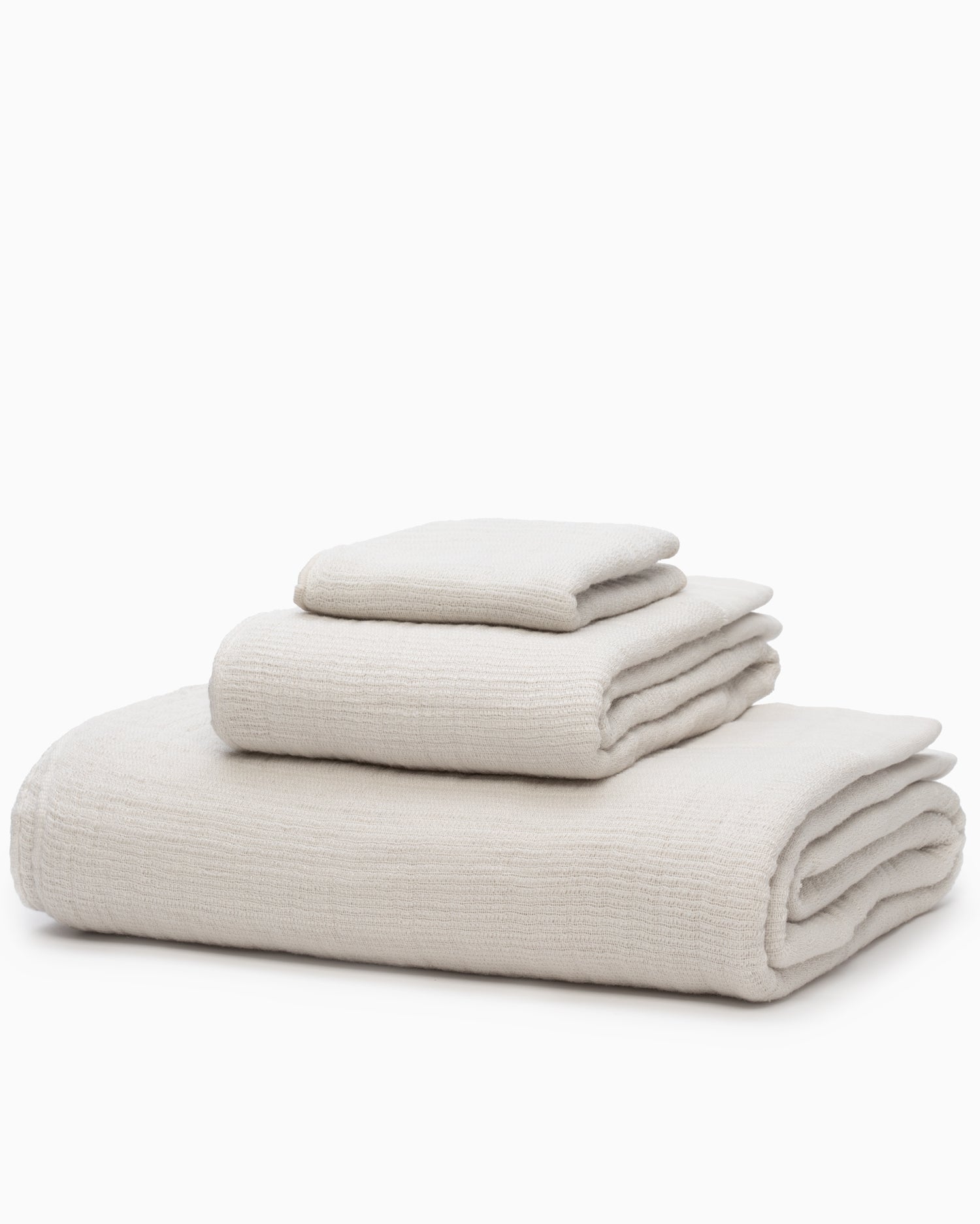 Inner Pile Hand Towel - Ivory