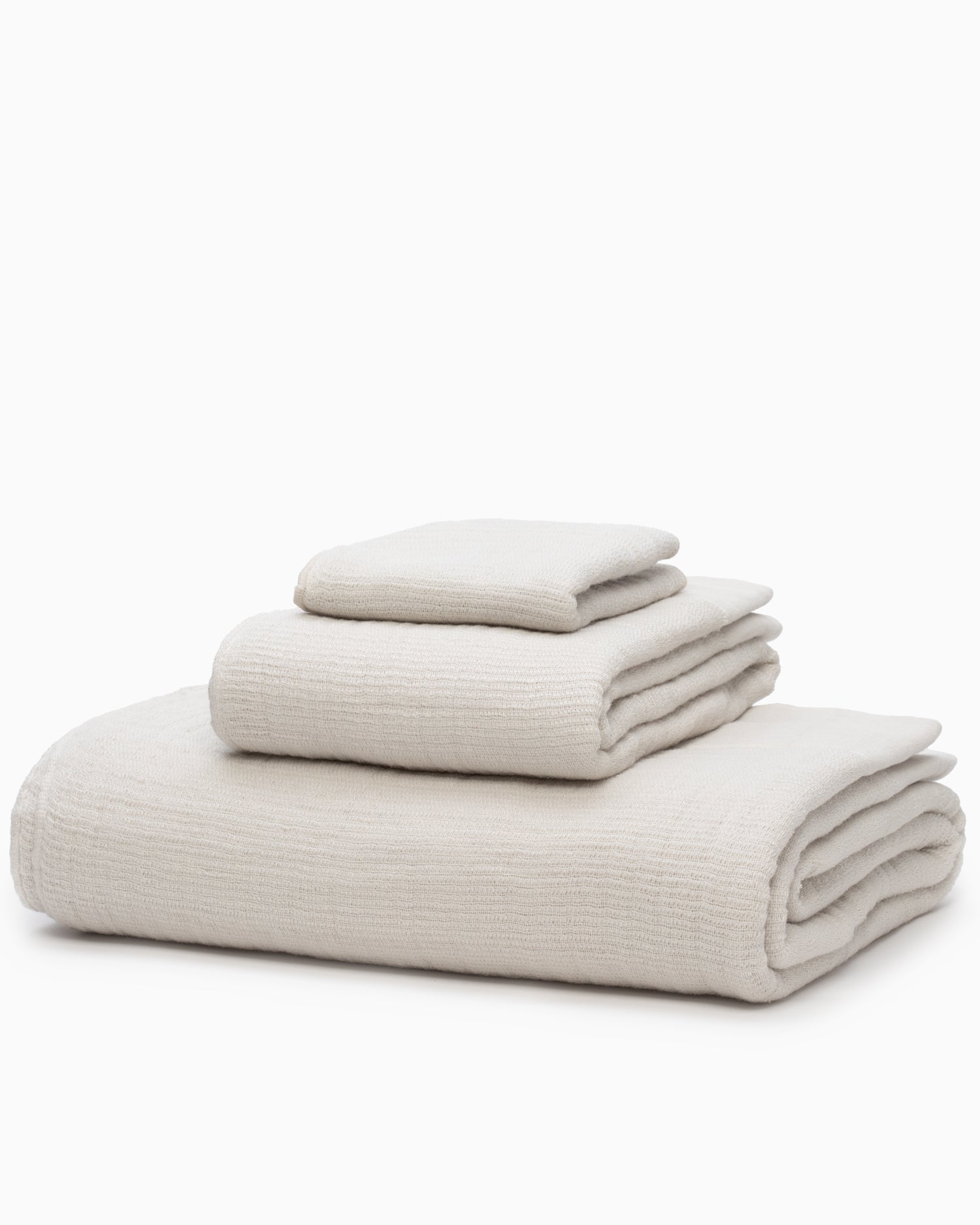 Inner Pile Washcloth - Ivory