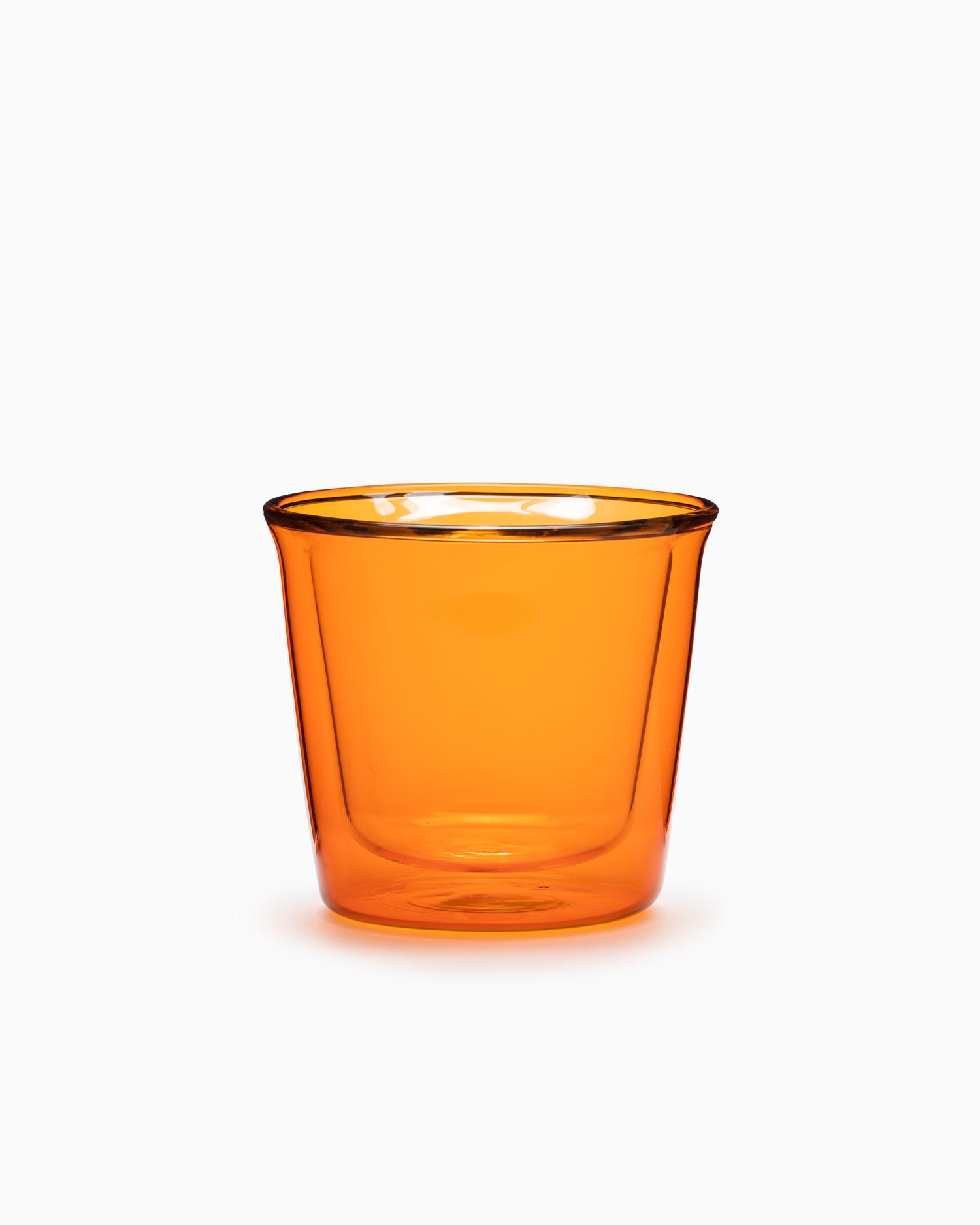 Cast Amber Double Wall Glass 250ml