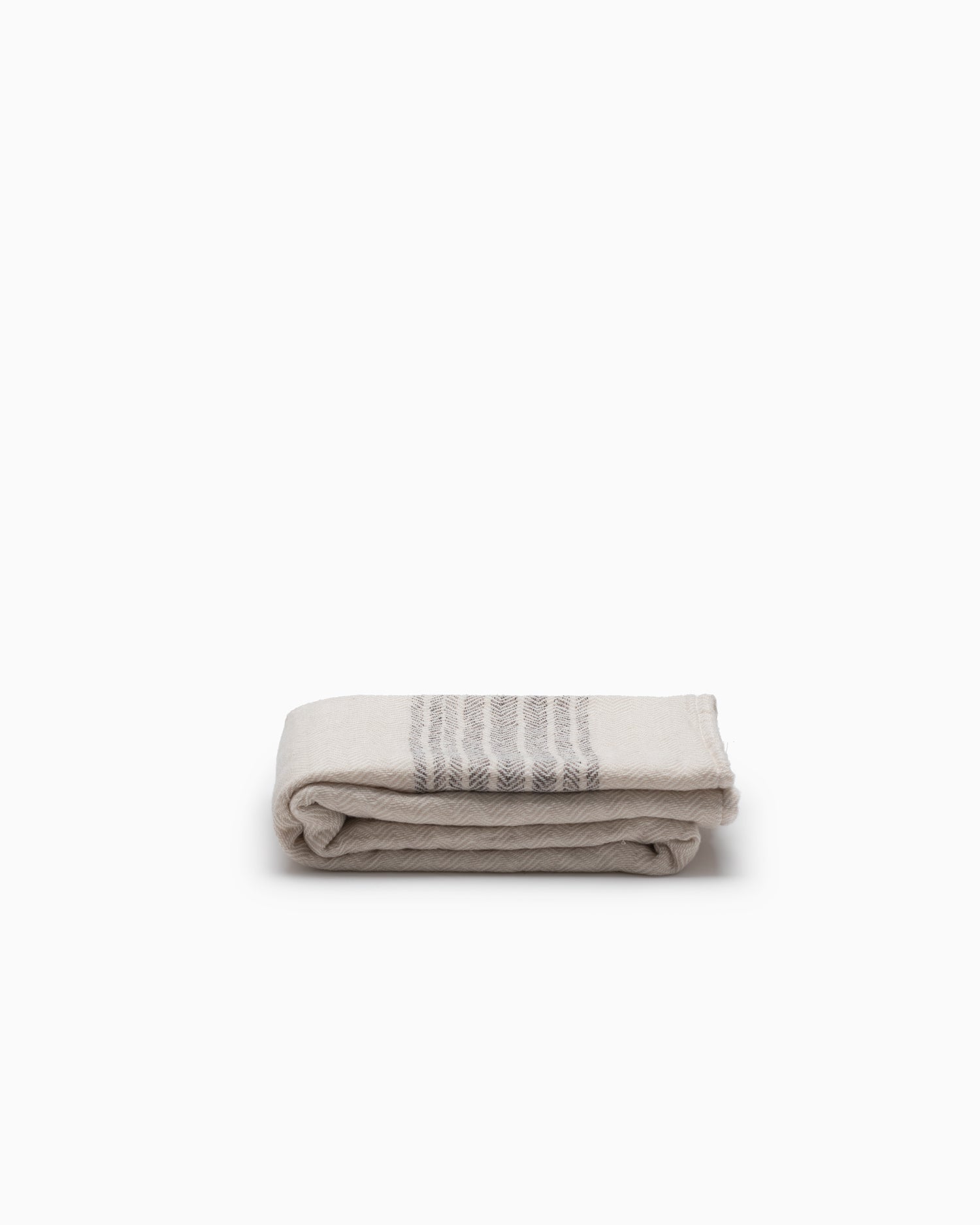 Flax Line Organic Hand Towel - Beige