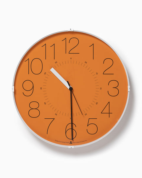 Lemnos　CARA Lemnos-Clocks-Cara-Orange-