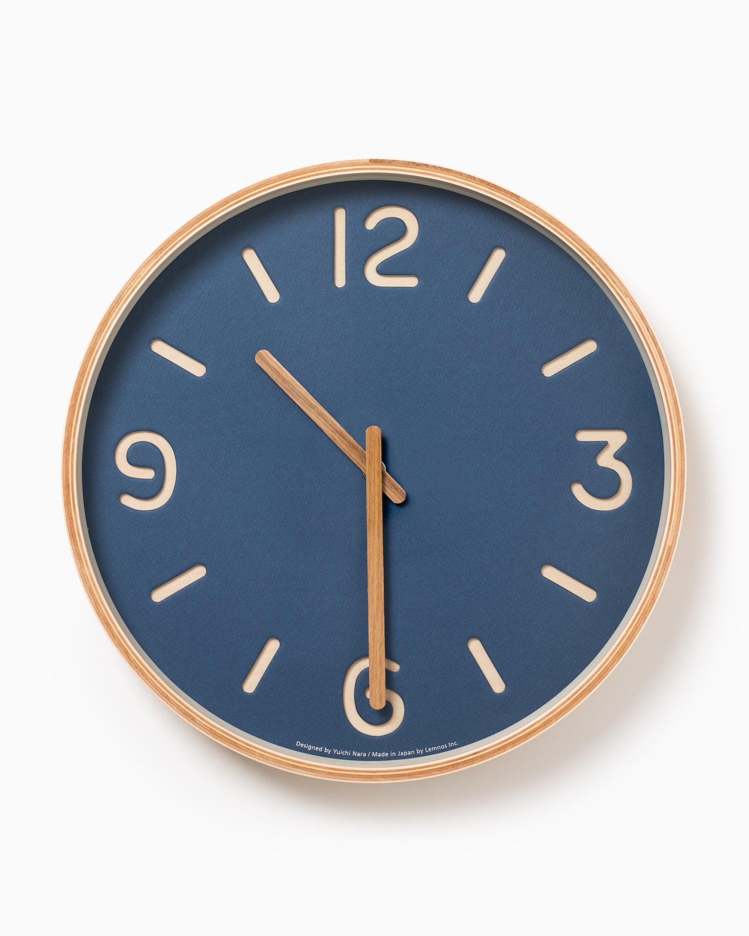 Thomson Paper Clock - Indigo