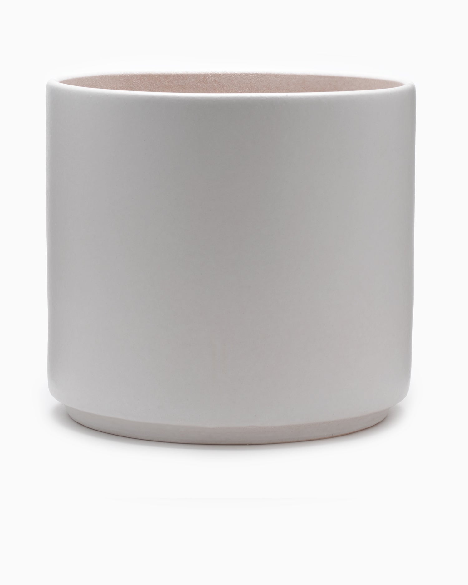 XX-Large Matte White Cylinder Pot