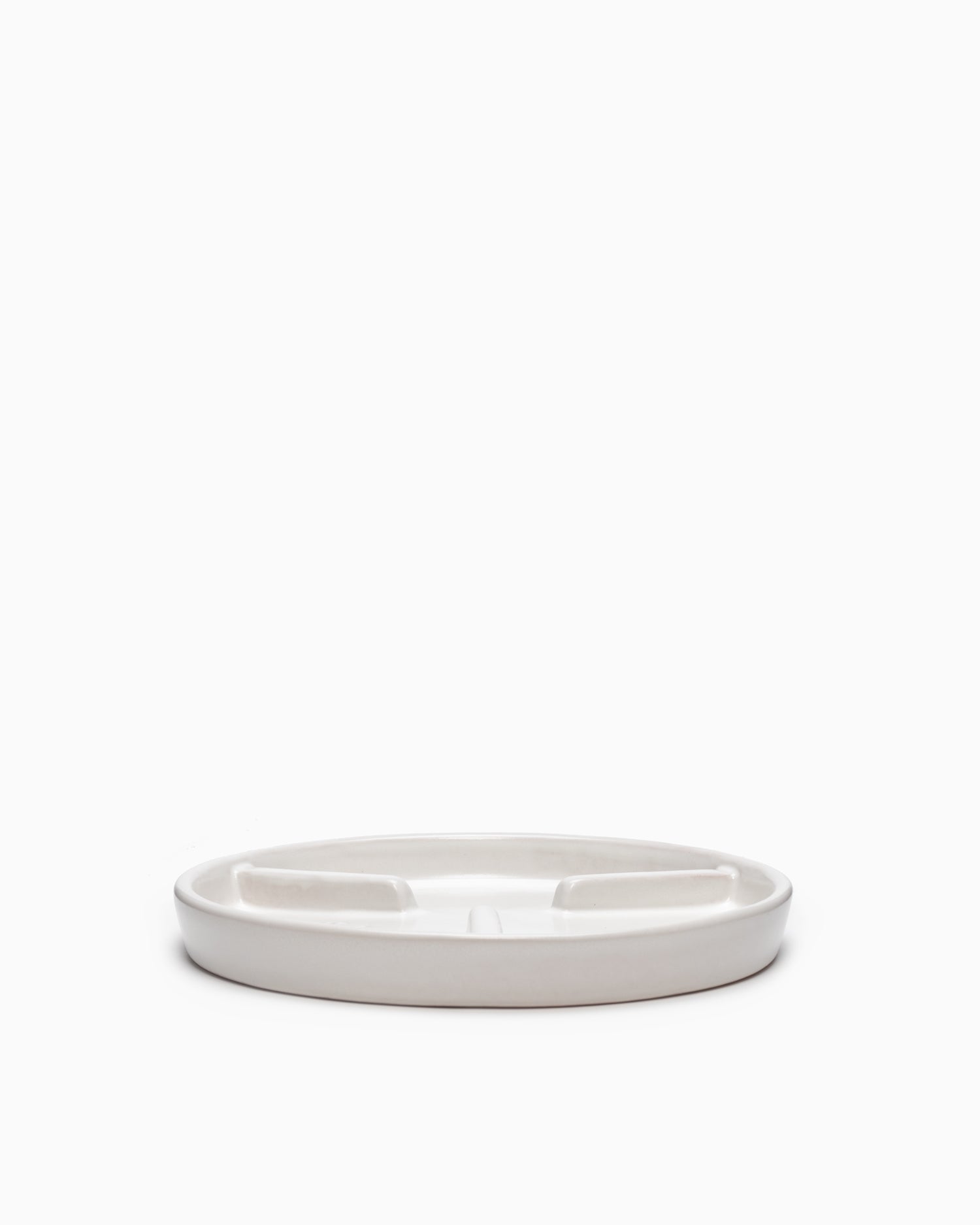 X-Large Deep Saucer Matte White