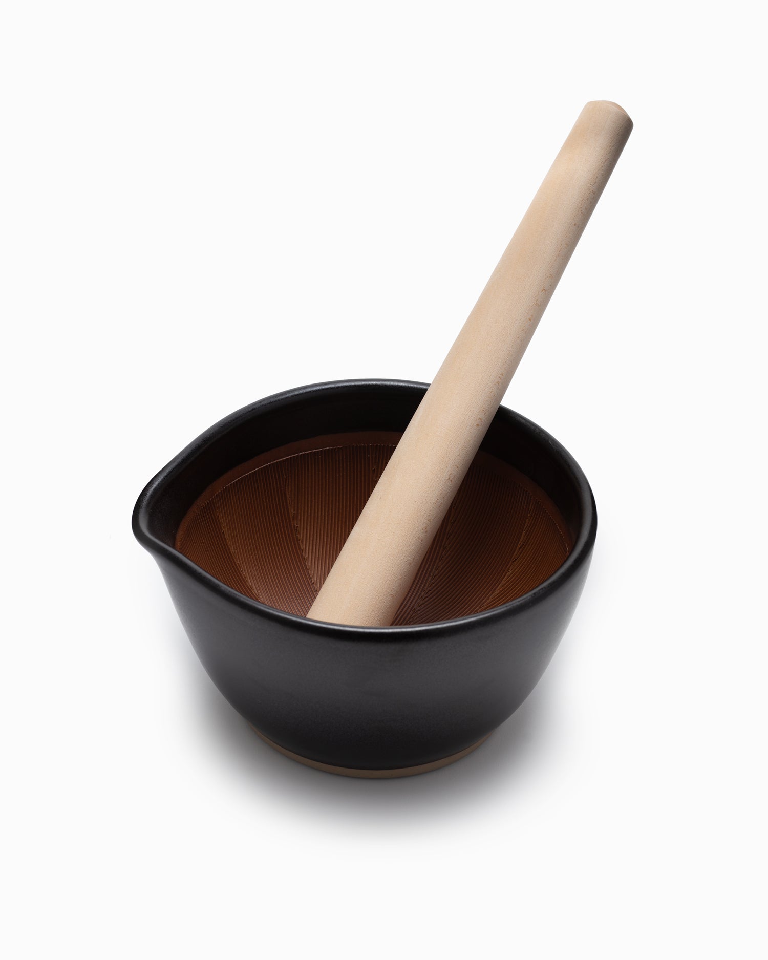 Mujun Suribachi Pestle & Mortar Large - Black