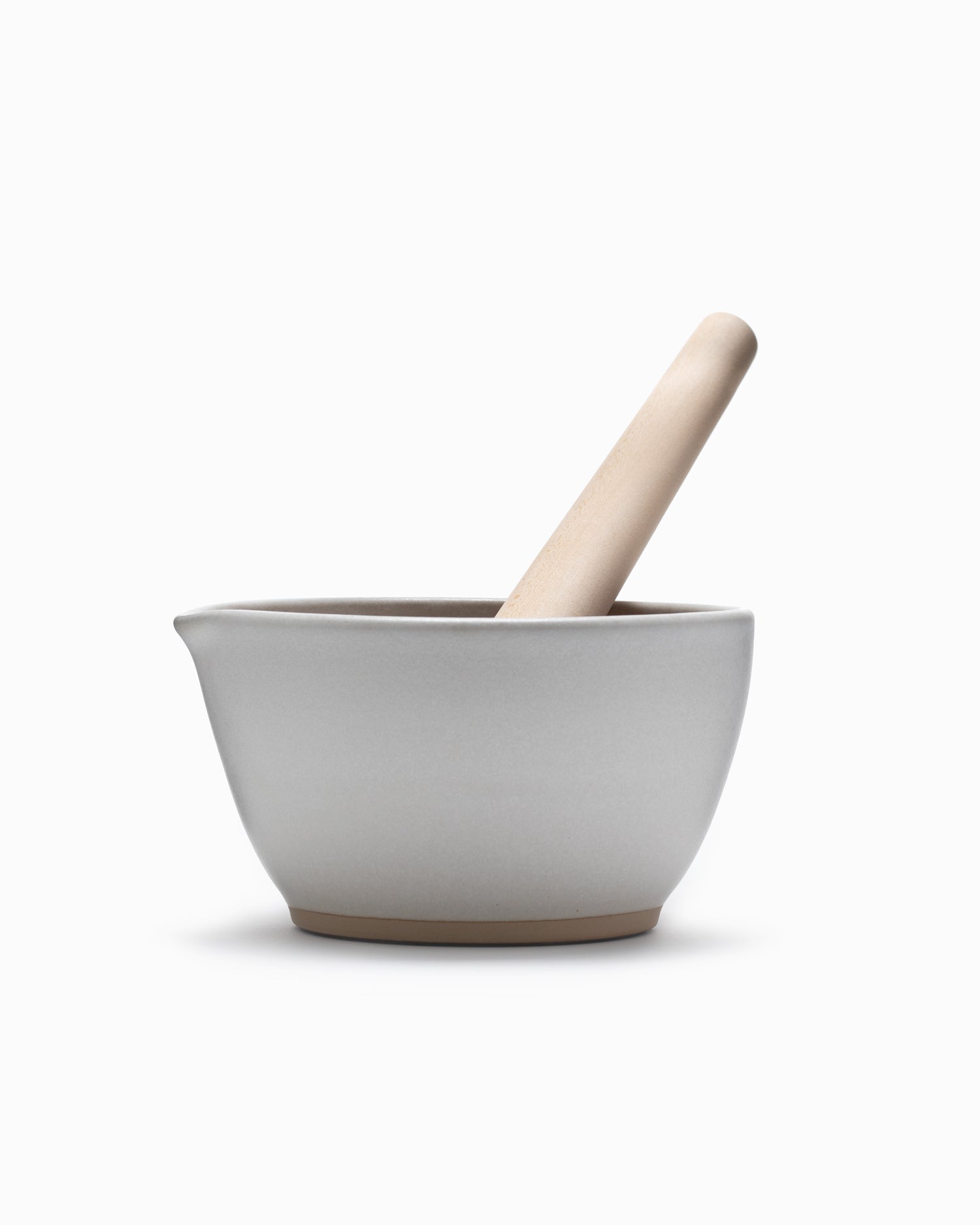 Mujun Suribachi Pestle & Mortar Large - White