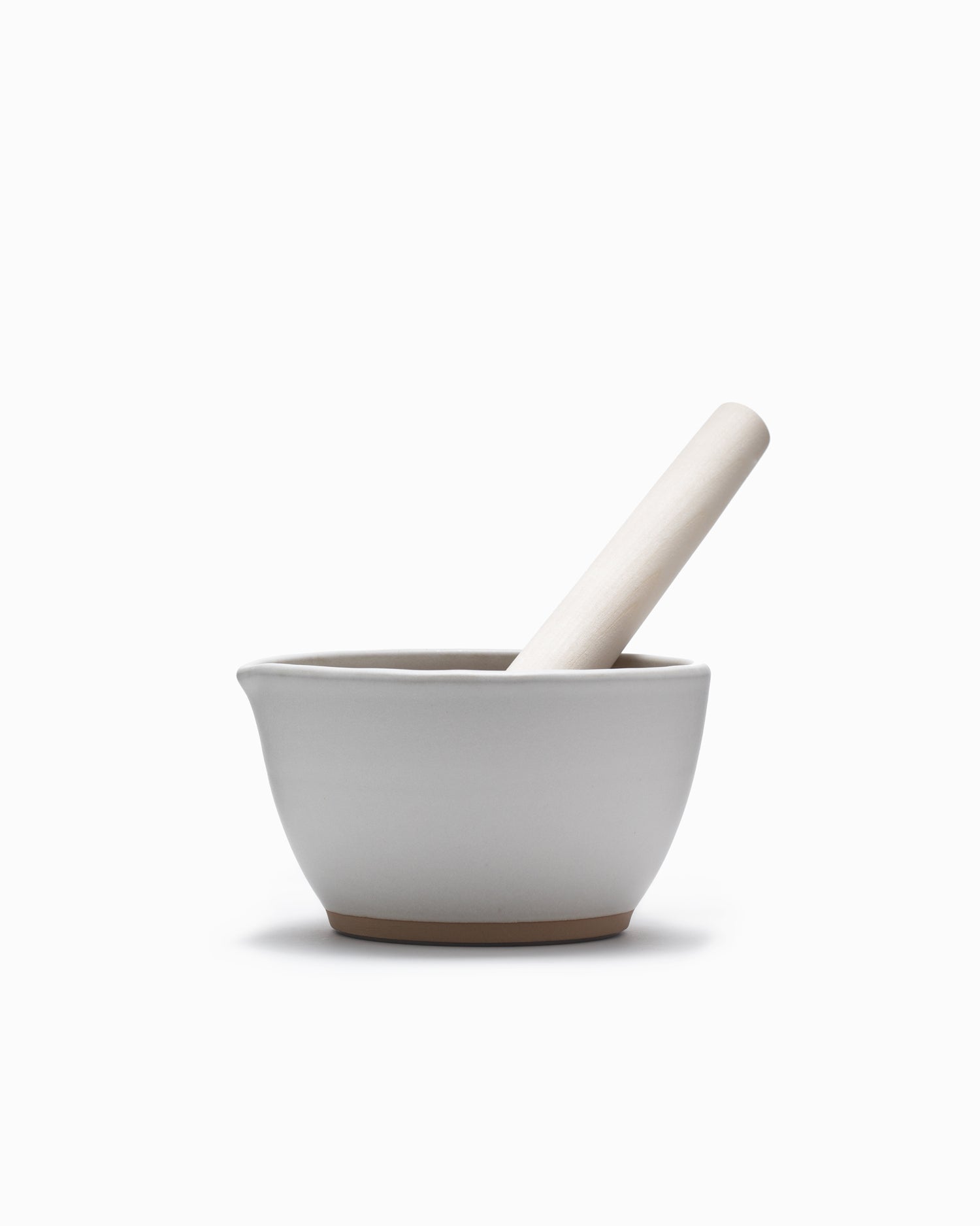 Mujun Suribachi Pestle & Mortar Medium - White