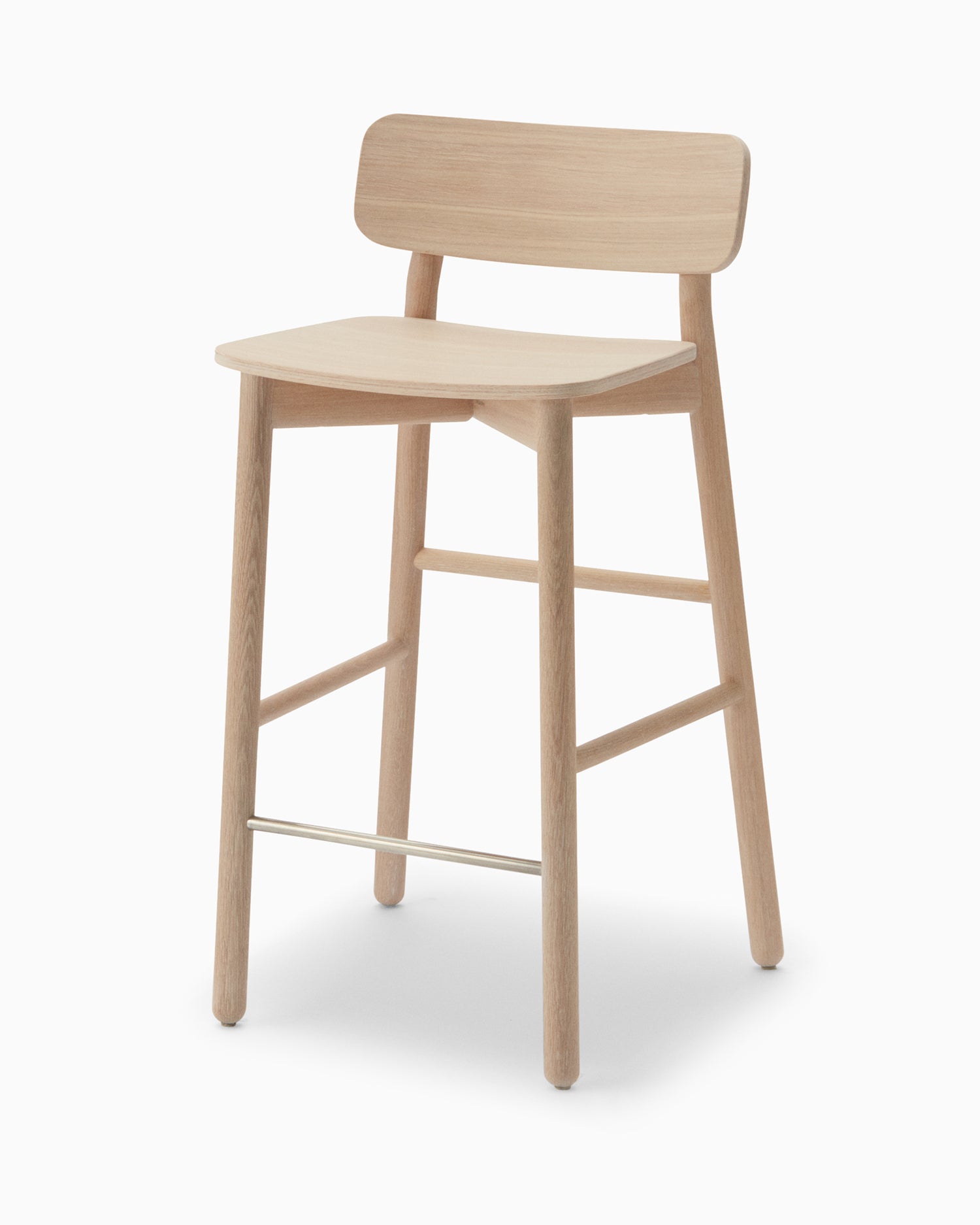 Hven Bar Stool - White Oil Oak