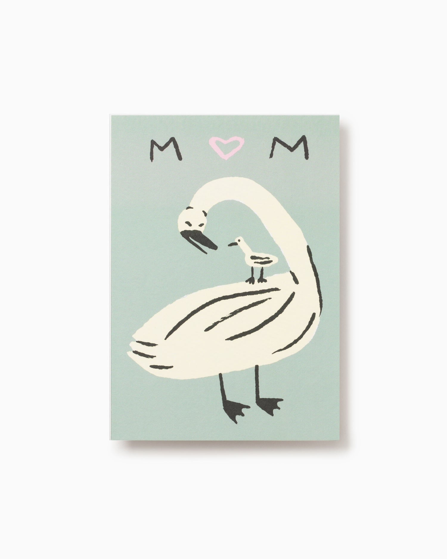 Mum Swan Greeting Card