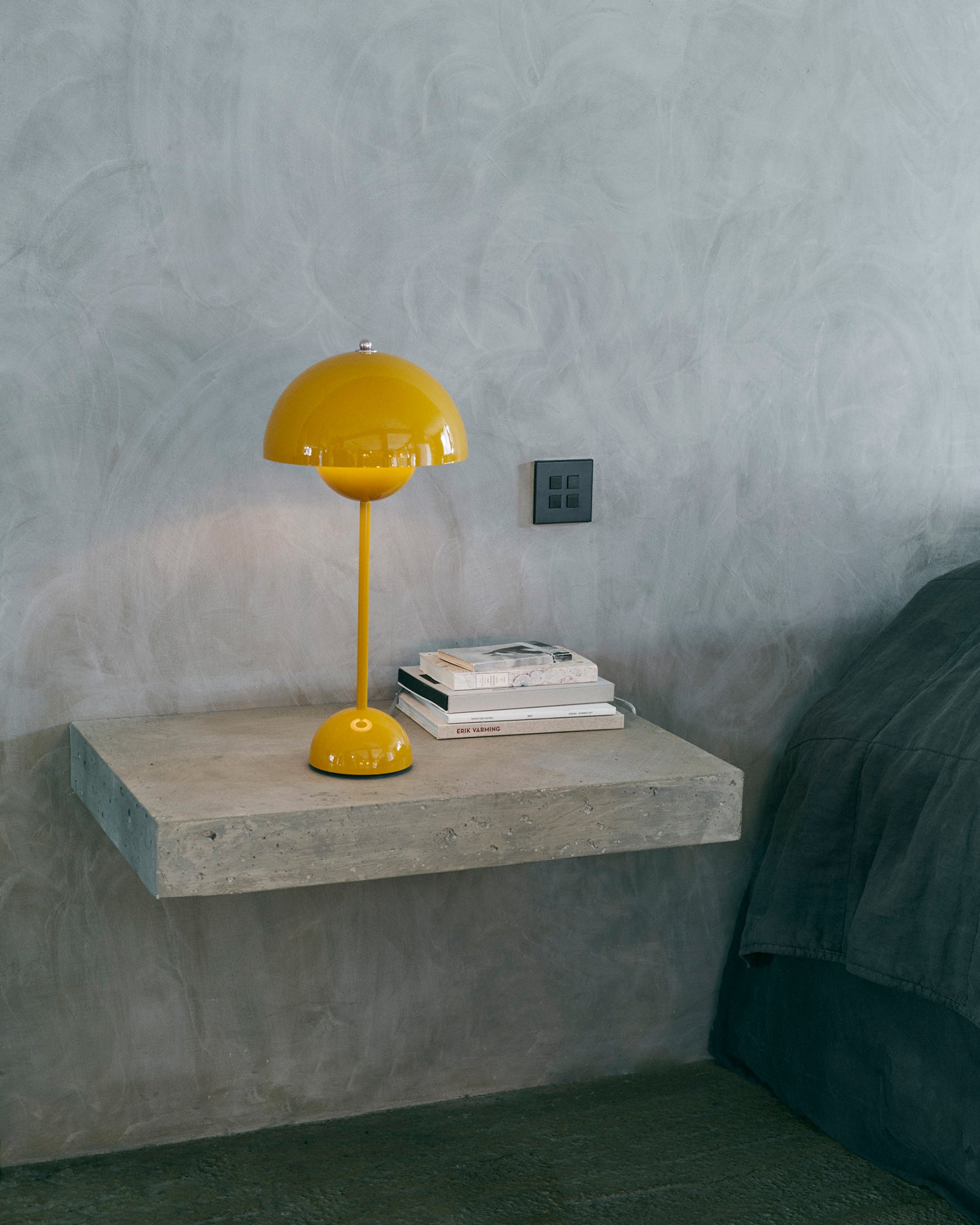 Flowerpot VP3 Table Lamp - Mustard